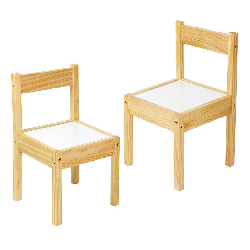 Sillas Montessori para Niños de Madera de Abedul 2 Piezas - Redlemon