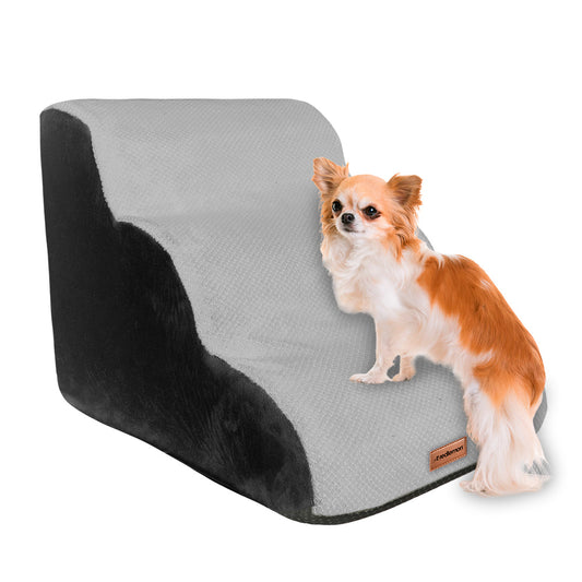 Escalera para Perro de Memory Foam 40 cm de Altura y Base Antideslizante