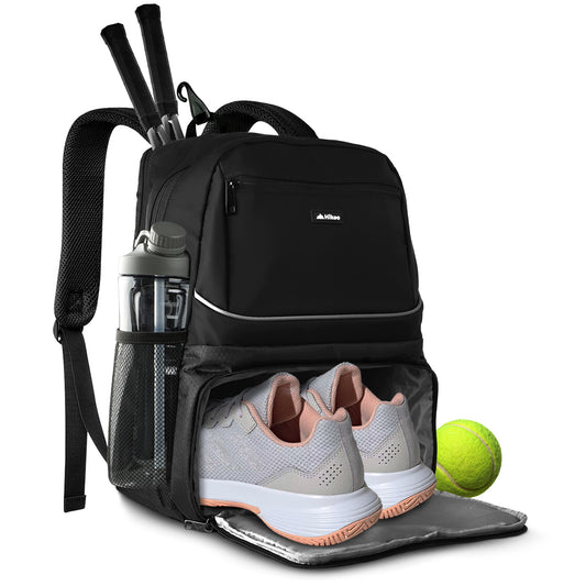 Mochila para Tenis para 2 Raquetas, Calzado y Ropa Húmeda