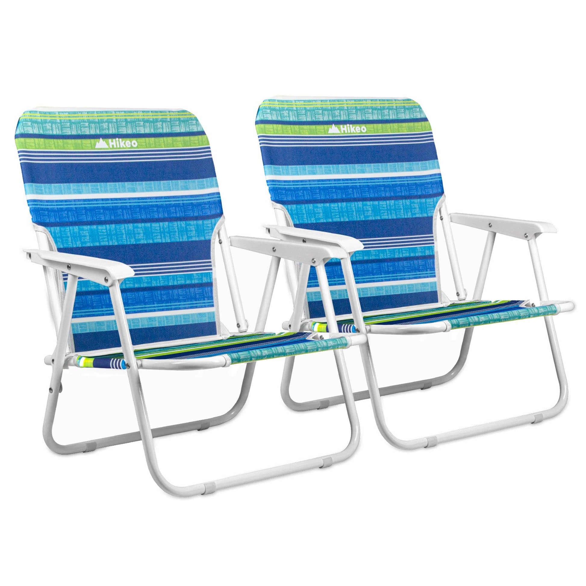 Silla Plegable Para Playa Portátil con Reposabrazos (2 Piezas) - Redlemon