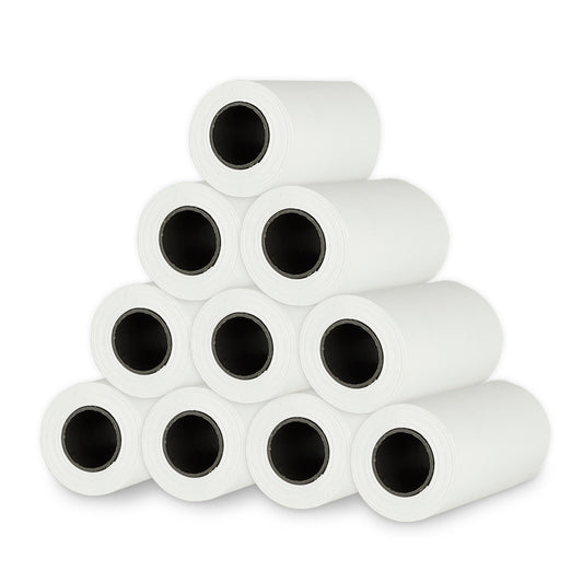 10 Rollos de Papel Térmico para Cámara Digital Shimy SKU 84132 (57mm)