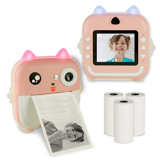 Cámara Fotográfica Digital para Niños con Impresión Instantánea de Fotos