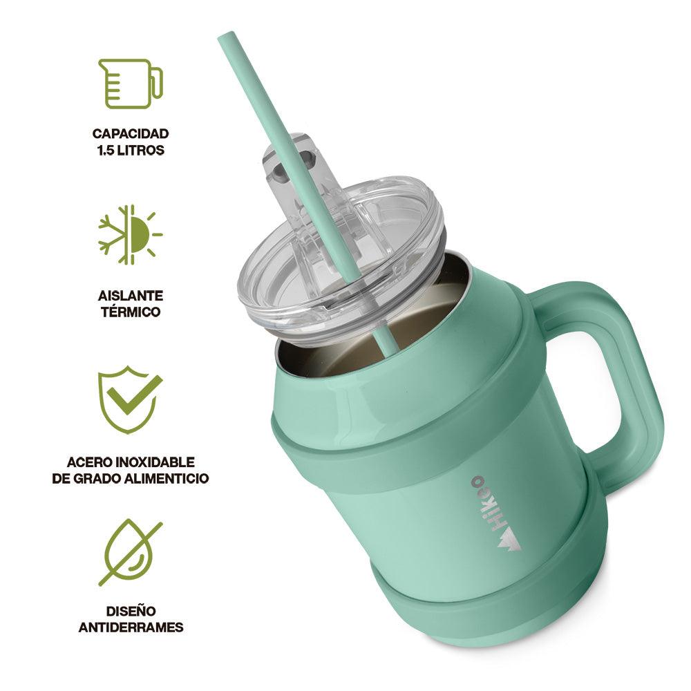 Termo de Acero Inoxidable de Doble Pared Vaso Térmico Extra Grande 1.5L - Redlemon