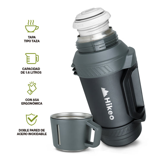 Termo de Acero Inoxidable Uso Rudo Extragrande 24 Horas Frío 12 Horas Caliente