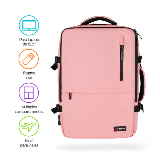 Mochila para Laptop Antirrobo Extra Grande con Puerto USB Redlemon Technology México
