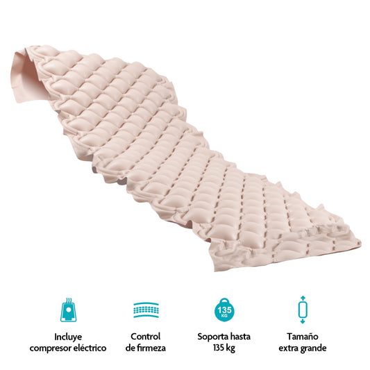 Colchón Antillagas de Presión Alterna con Compresor Antiescaras 200x90cm