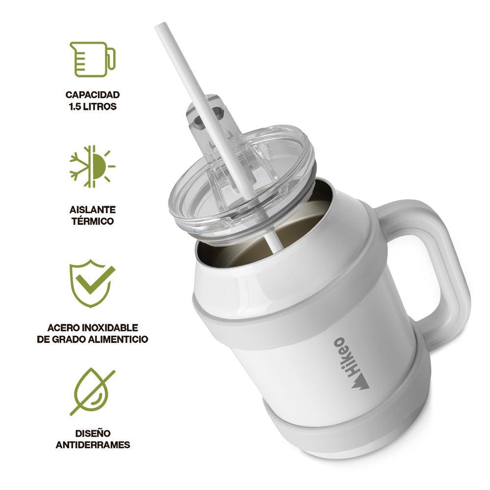 Termo de Acero Inoxidable de Doble Pared Vaso Térmico Extra Grande 1.5L - Redlemon