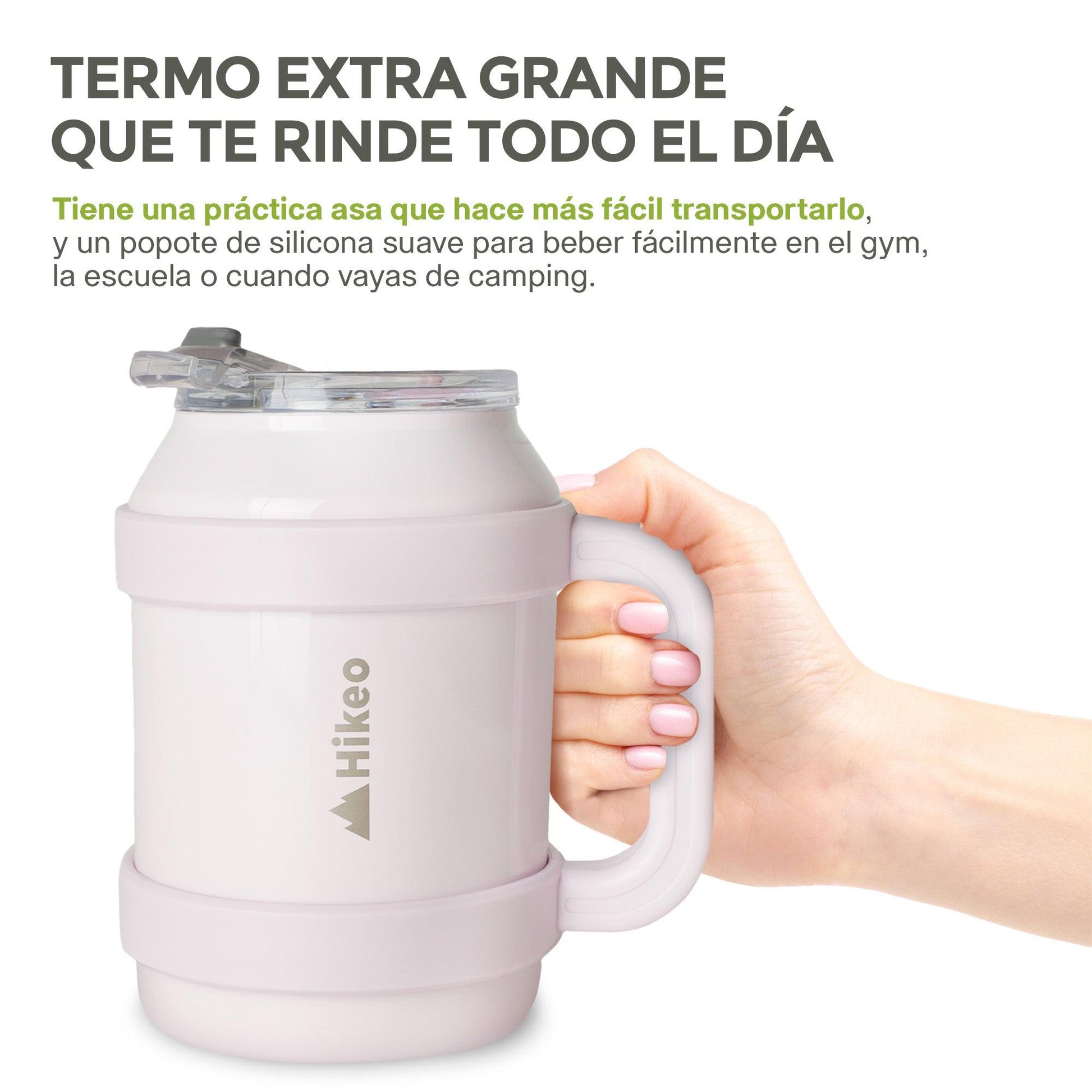 Termo de Acero Inoxidable de Doble Pared Vaso Térmico Extra Grande 1.5L - Redlemon