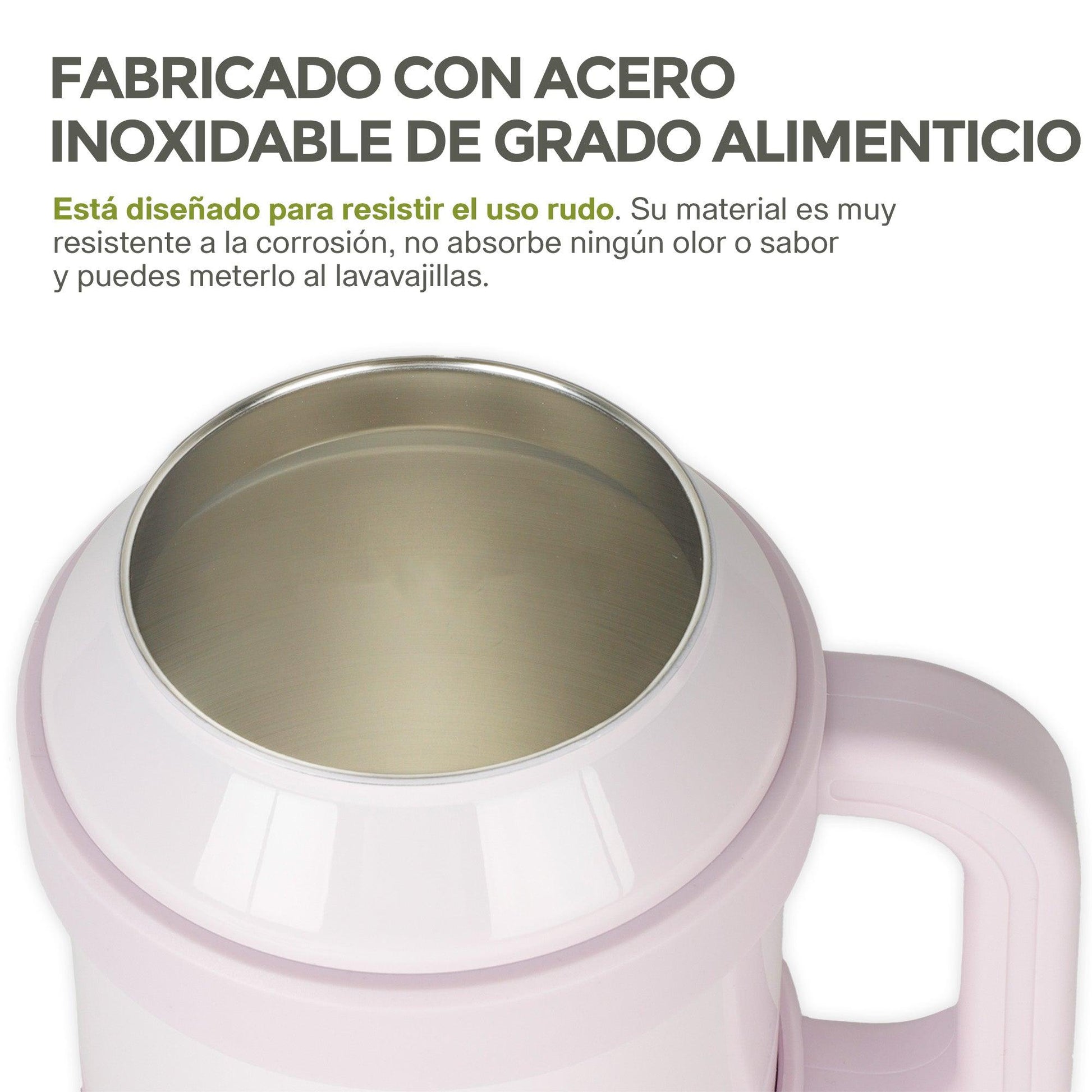 Termo de Acero Inoxidable de Doble Pared Vaso Térmico Extra Grande 1.5L - Redlemon
