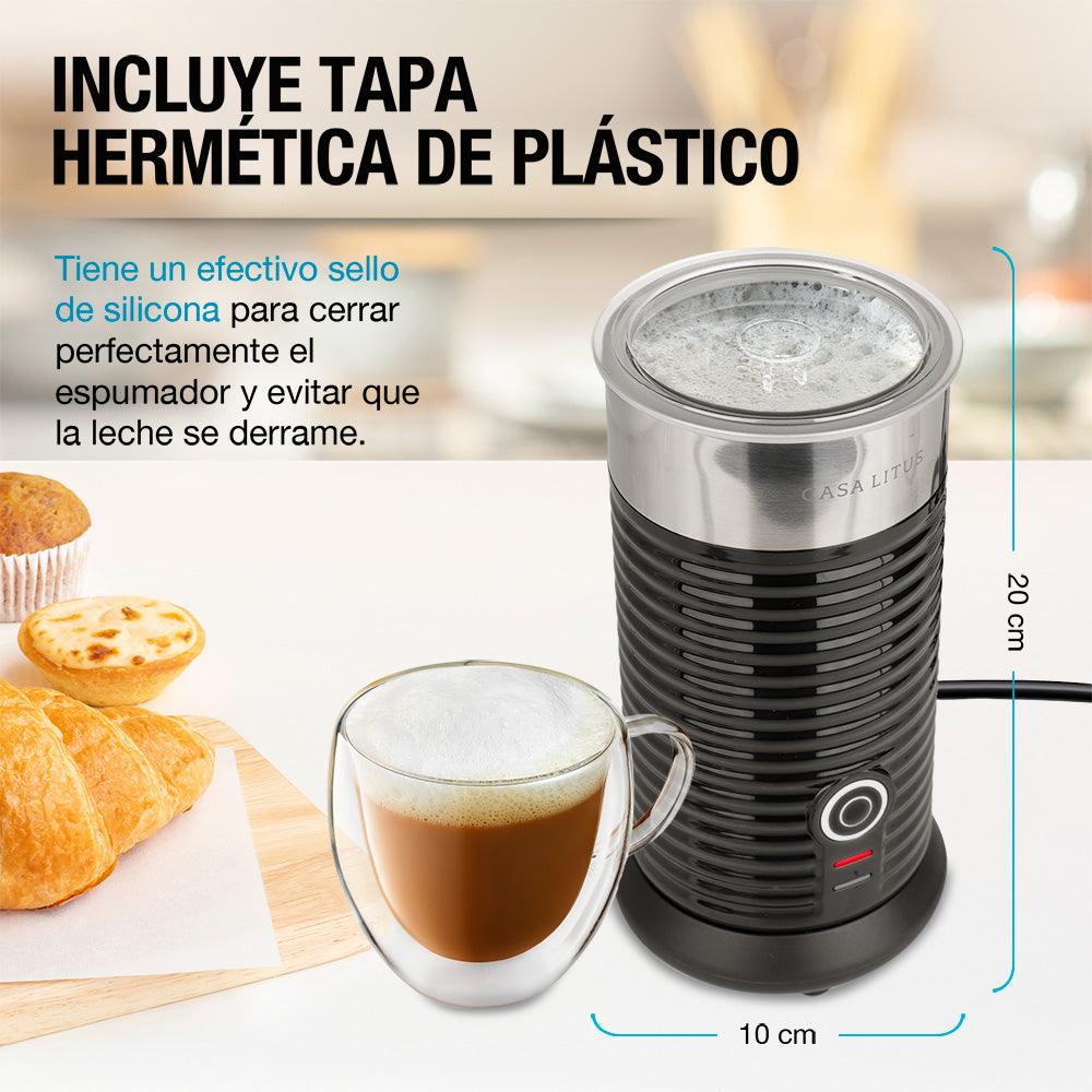 Espumador de Leche Eléctrico de Acero Inoxidable para Capuchino, Latte y más - Redlemon