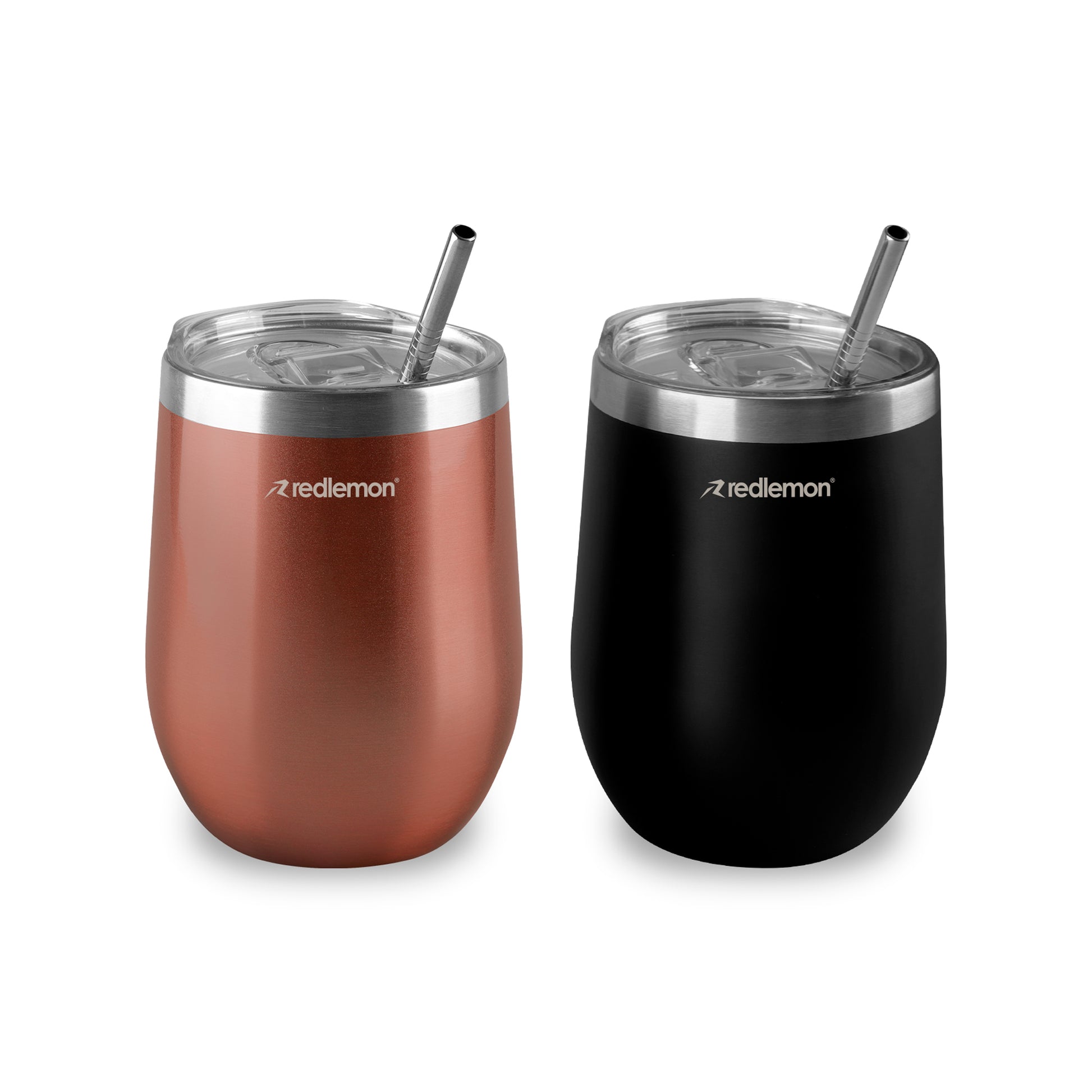 Vaso Térmico para Café y Vino Acero Inoxidable 2 Piezas Redlemon Technology México