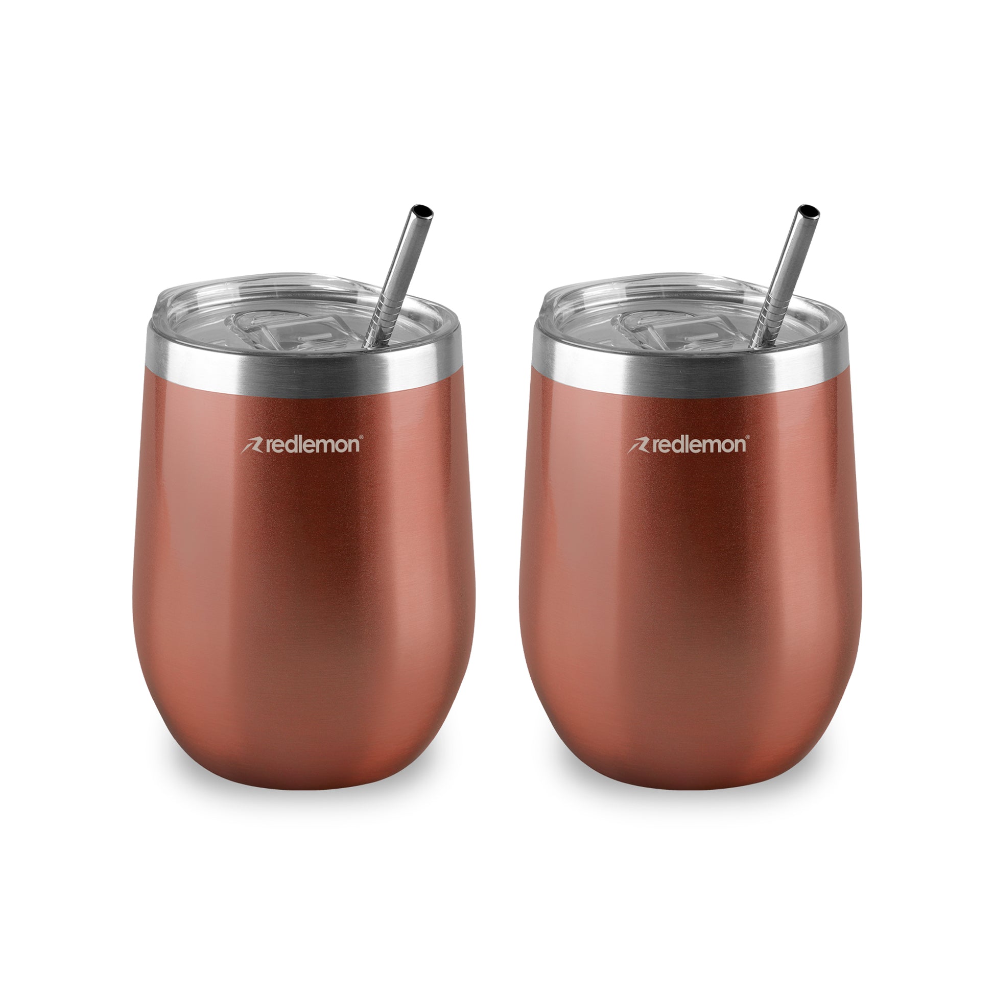 Vaso Térmico para Café y Vino Acero Inoxidable 2 Piezas Redlemon Technology México
