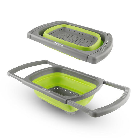 Colador Plegable de Silicón con Asas para Fregadero - Redlemon