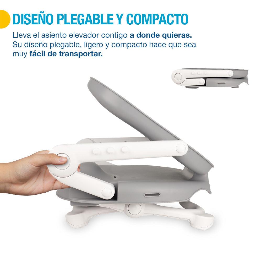 Silla para Bebé Asiento Elevador de Altura Ajustable Plegable 6 a 36 Meses - Redlemon