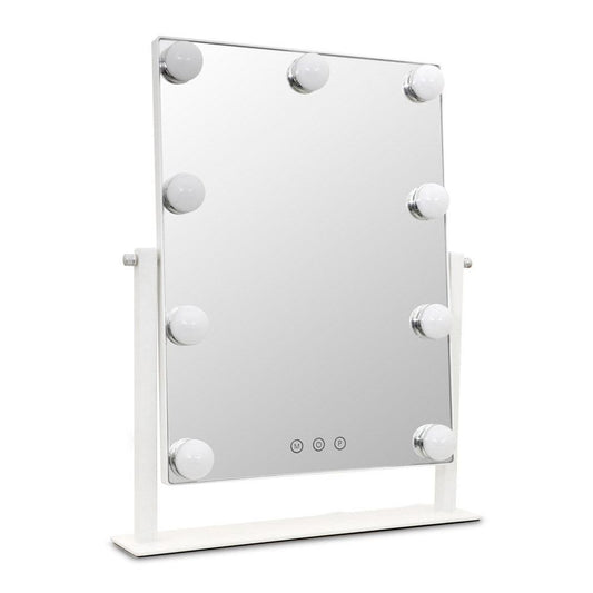 Espejo con Luz LED para Maquillaje Extra Grande tipo Hollywood - Redlemon