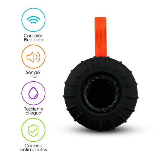 Bocina Bluetooth Inalámbrica Y Portátil Contra Agua - Redlemon