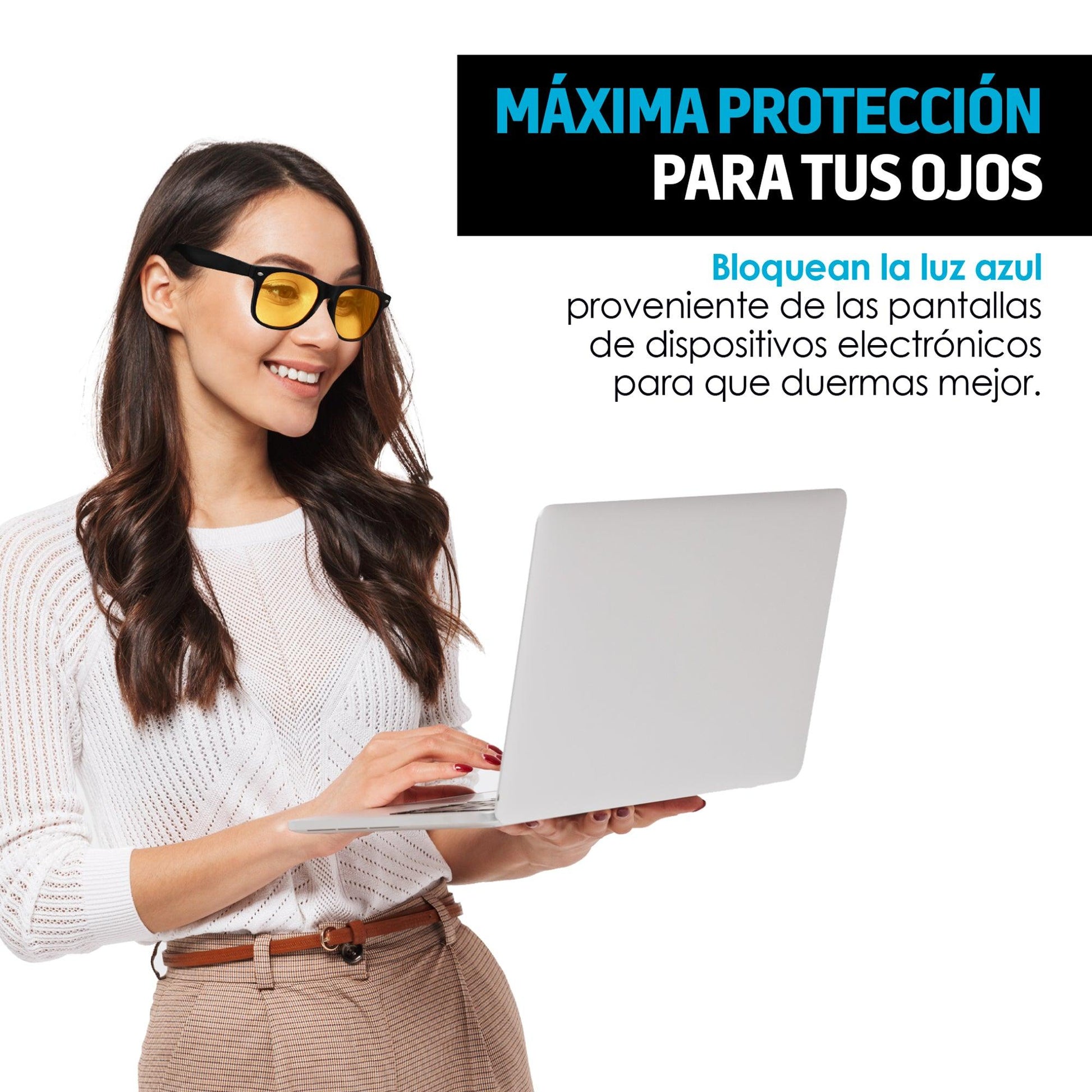 Lentes para Computadora Contra Luz Azul Ojo de Águila - Redlemon