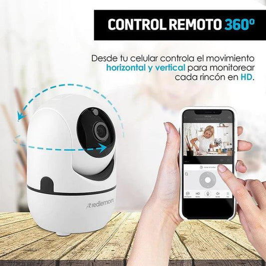 Protege tu Hogar y Negocio con la Cámara de Seguridad Wifi de Redlemon: Vigilancia 360 y Deteción de Movimiento - Redlemon