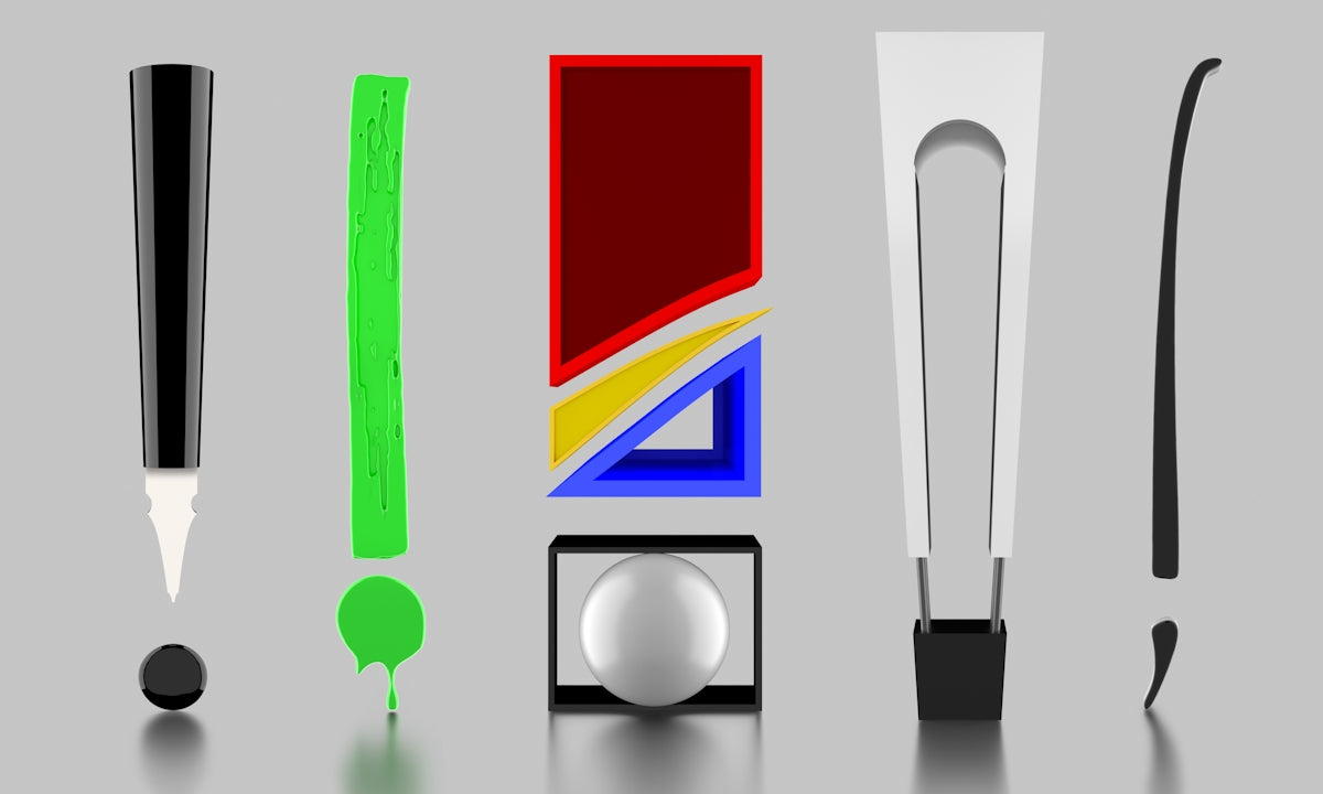 A group of different types of office supplies