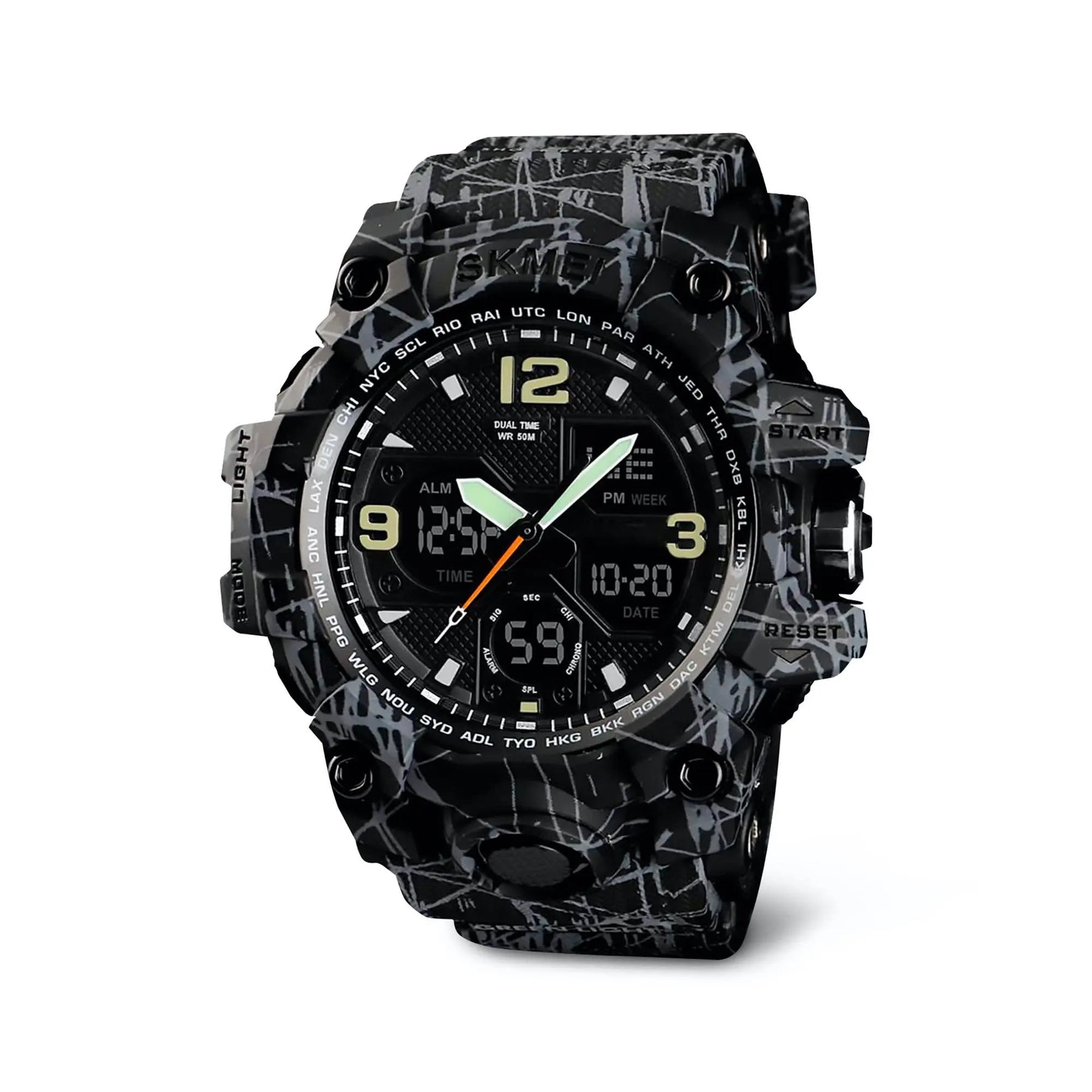 Reloj Digital y Analógico Deportivo Contra Agua 1155b Redlemon Technology México