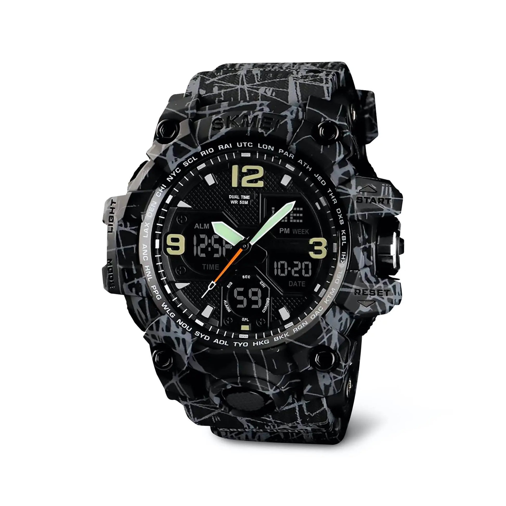 Reloj Digital y Analógico Deportivo Contra Agua 1155b Redlemon Technology México