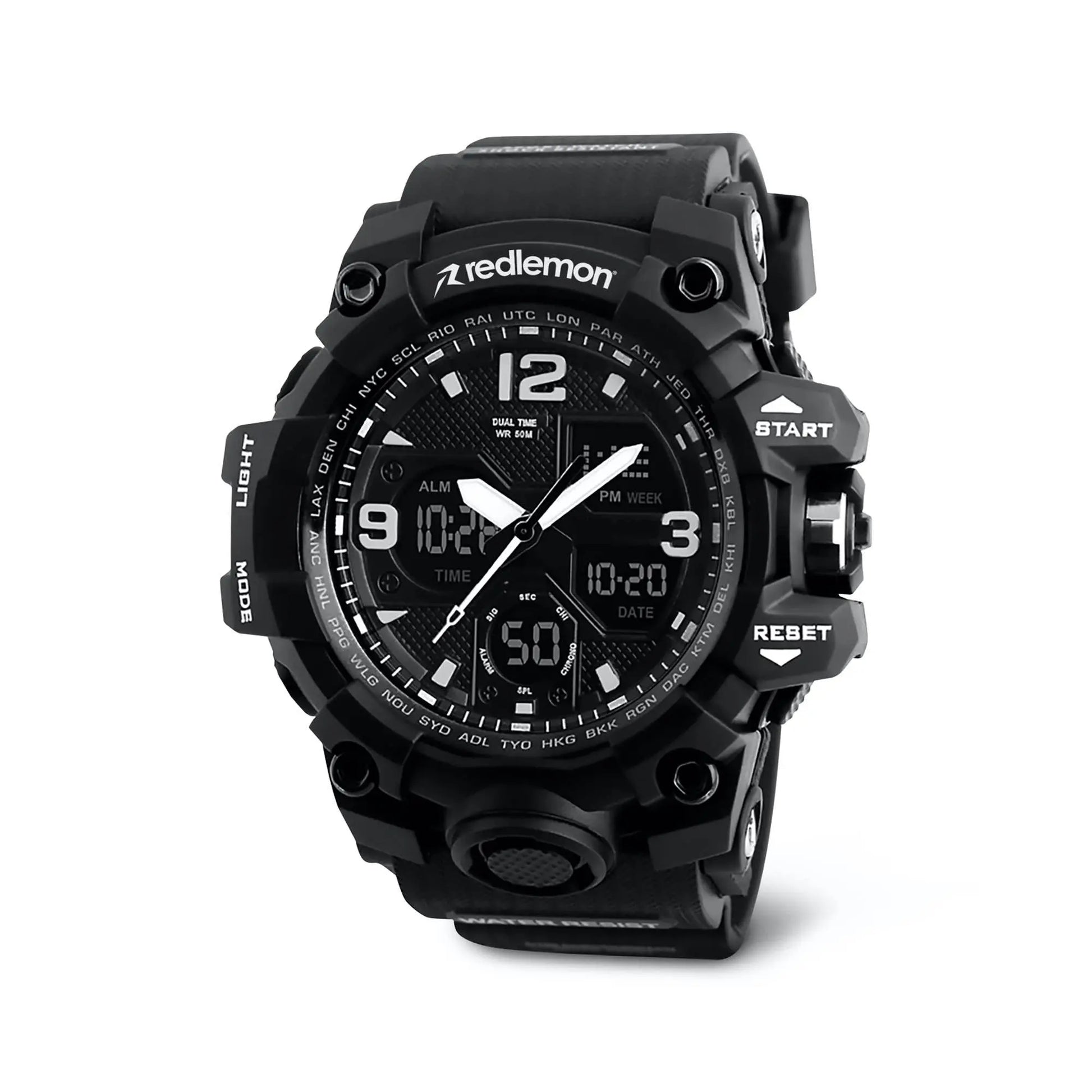 Reloj Digital y Analógico Deportivo Contra Agua 1155b Redlemon Technology México