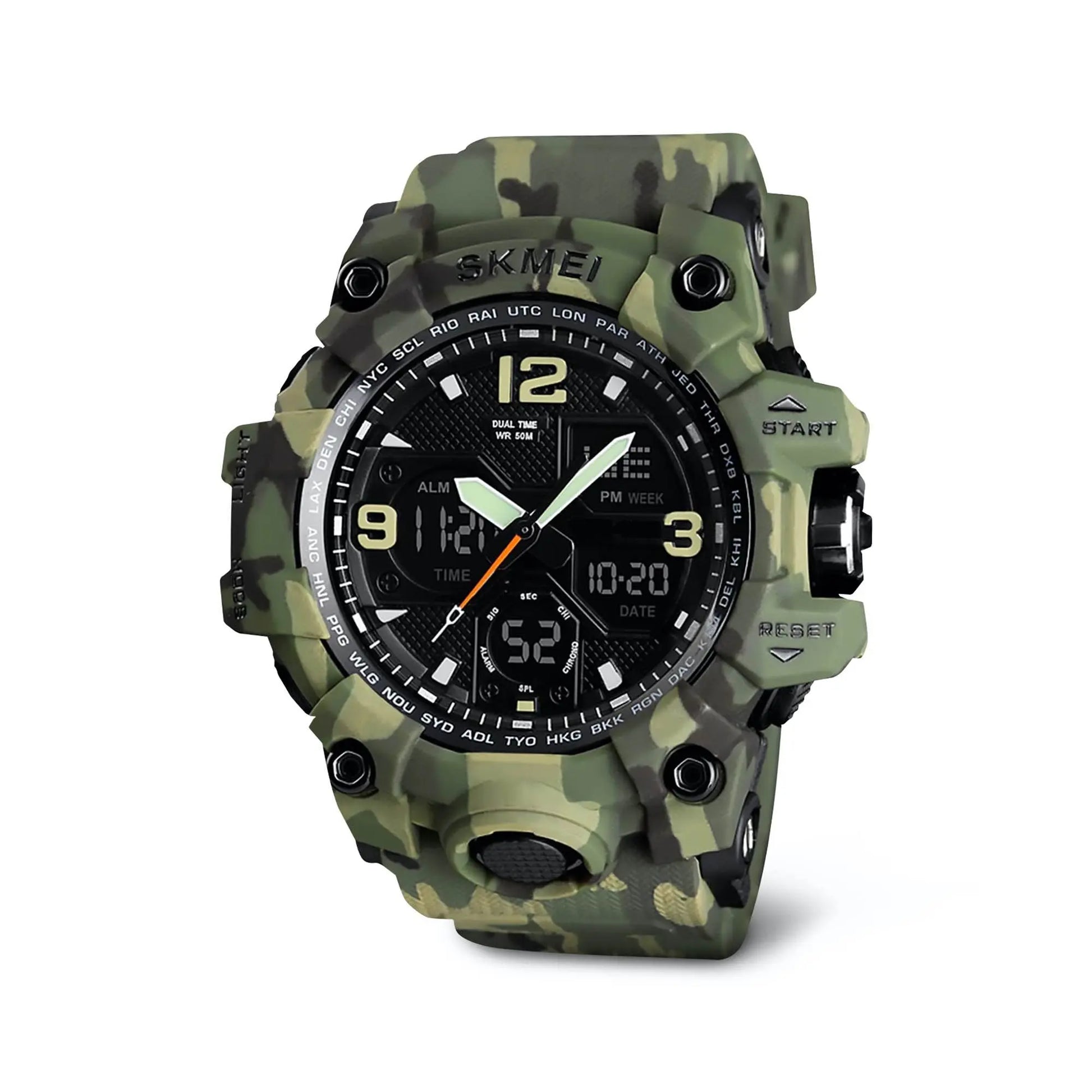 Reloj Digital y Analógico Deportivo Contra Agua 1155b Redlemon Technology México