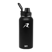 Termo Redlemon negro de 940 ml con tapa de rosca y asa flexible
