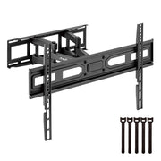 Soporte articulado Redlemon negro para TV de 37 a 80 pulgadas con brazo extensible y herrajes
