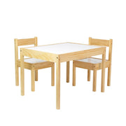 Mesa y 2 Sillas para Niños Montessori Fabricado en Madera de Abedul y MDF Shimy - Redlemon