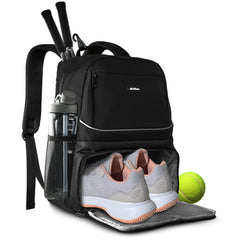 Mochila para Tenis para 2 Raquetas, Calzado y Ropa Húmeda