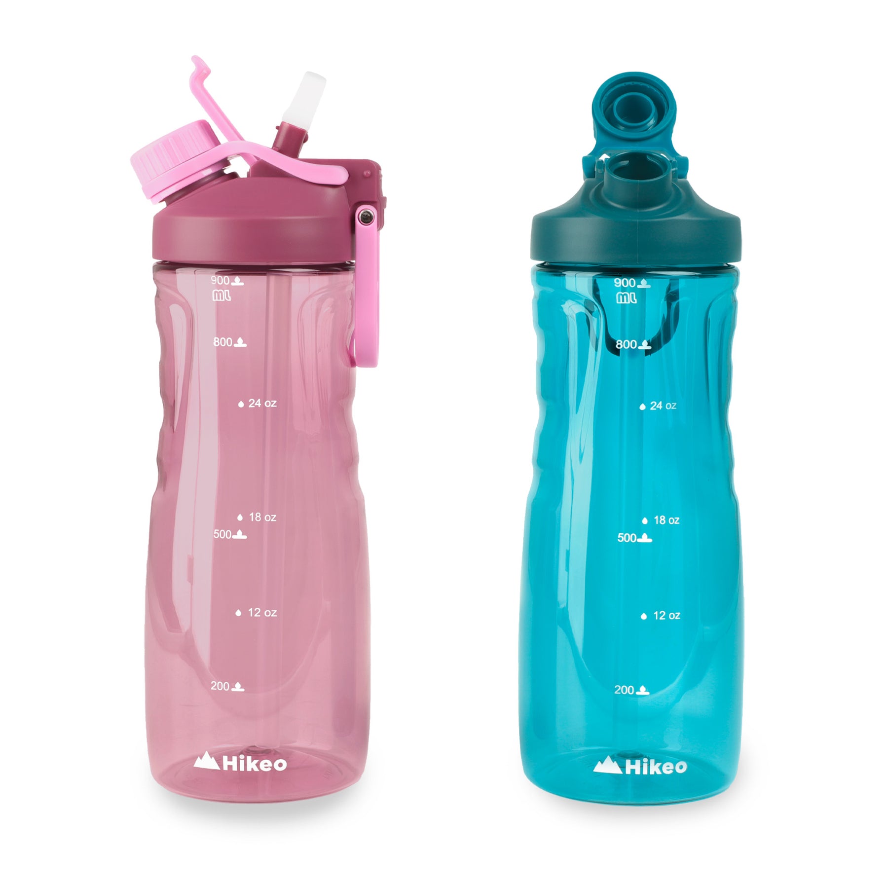 Termo para Agua de Tritán indestructible Doble Boquilla 2 Pz. 900 ml