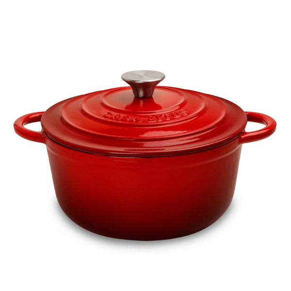 Olla de Hierro Fundido Esmaltada 3.8L Horno Holandés Dutch Oven Casa Litus - Redlemon