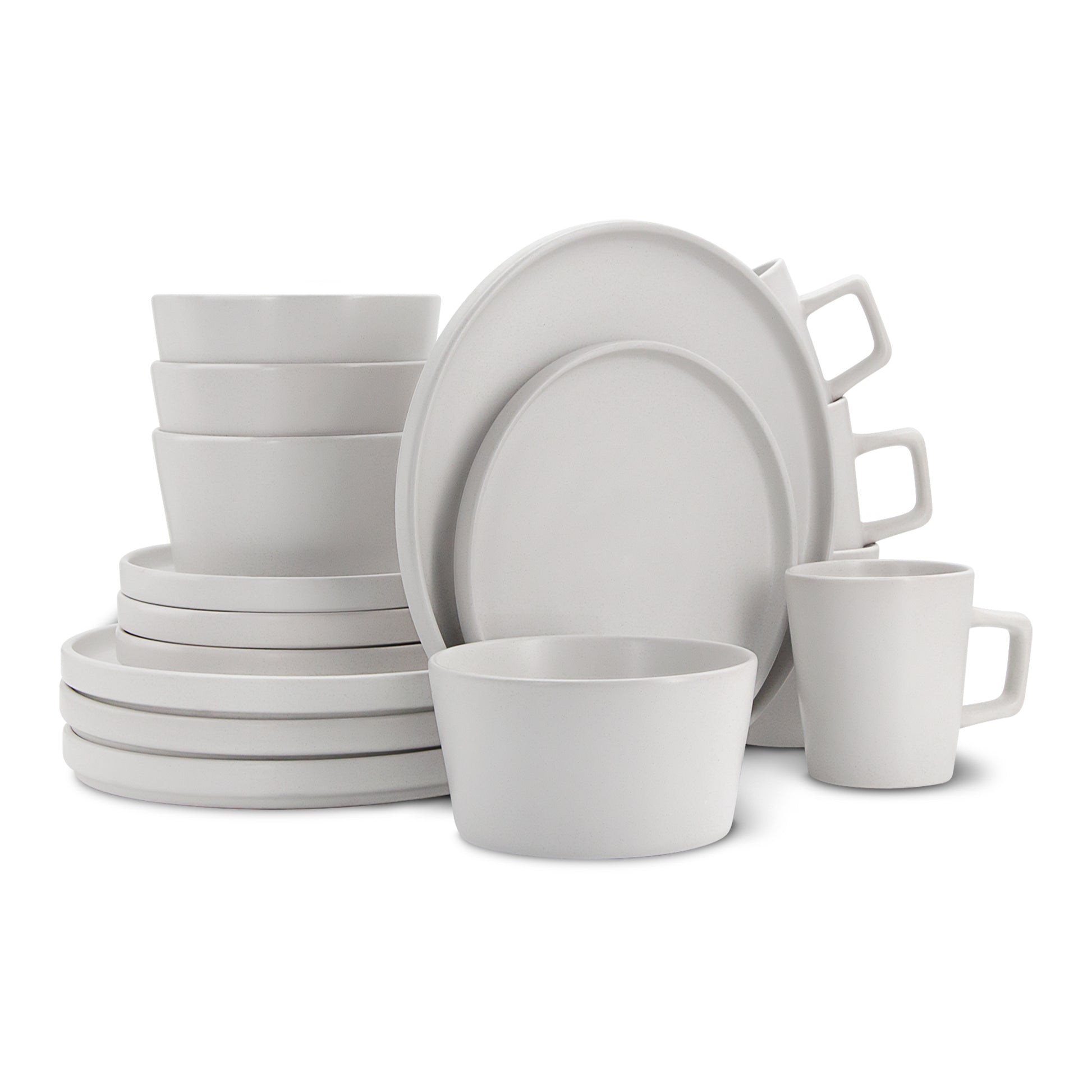 Vajilla para Cocina de Gres para Personas (16 Piezas) Redlemon