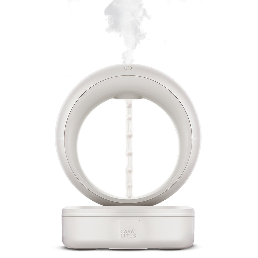 Difusor de Aceites Esenciales y Humidificador con Goteo Antigravedad Decorativo