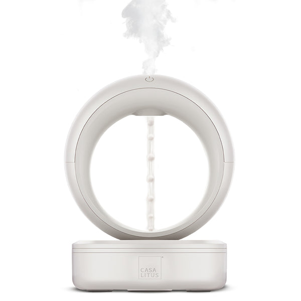 Difusor de Aceites Esenciales y Humidificador con Goteo Antigravedad Decorativo