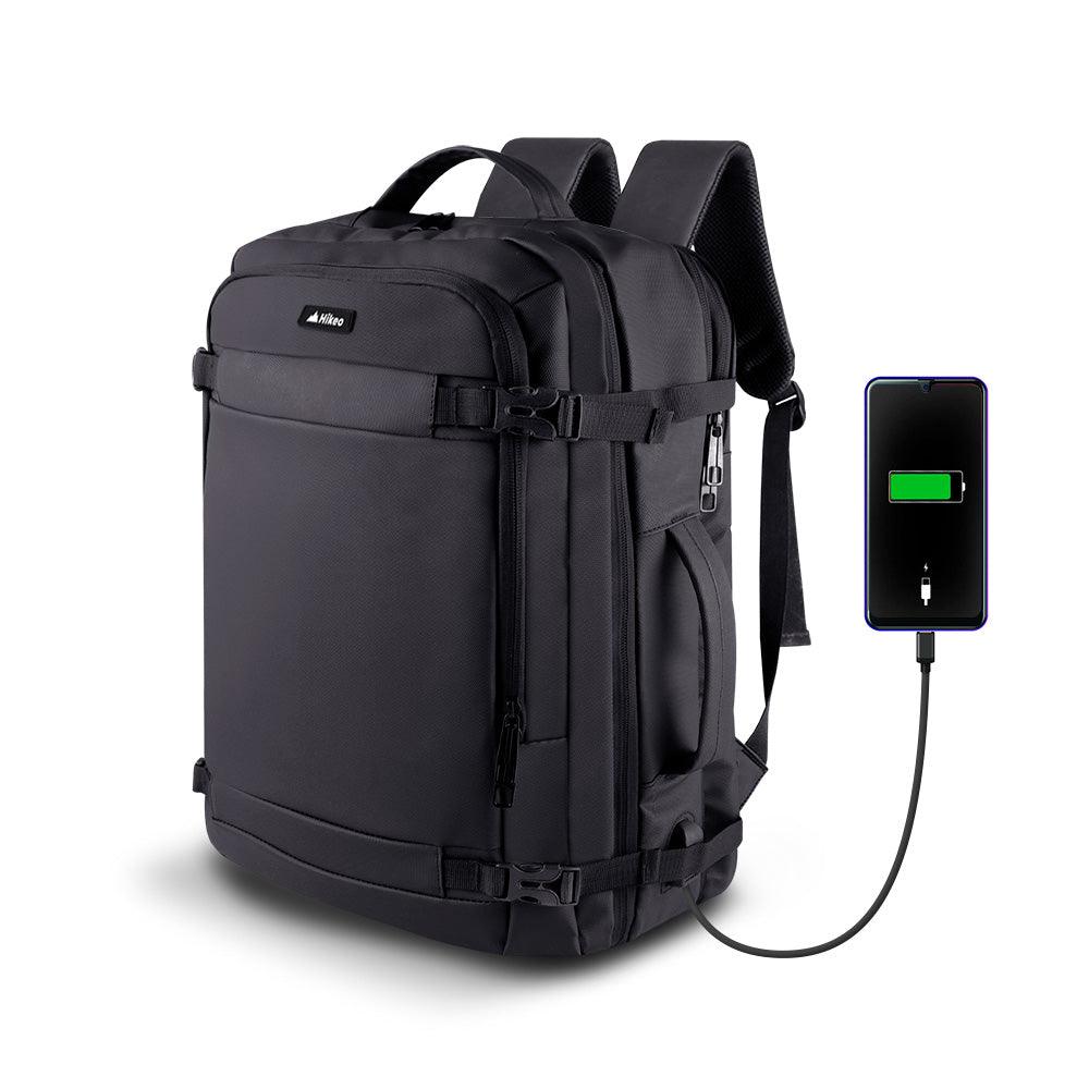 Mochila de Viaje para Laptop Expandible Impermeable Antirrobo - Redlemon