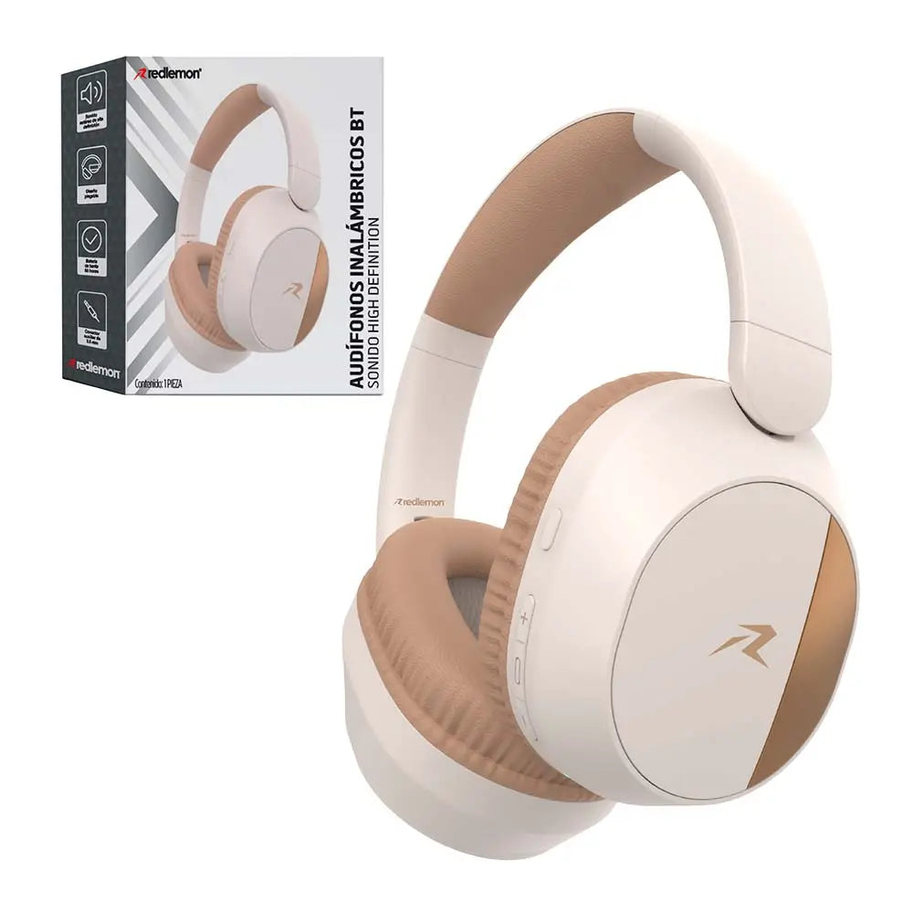 Audífonos Inalámbricos de Diadema BT5.3 Ultra HD 50 Horas de Batería Redlemon Technology México