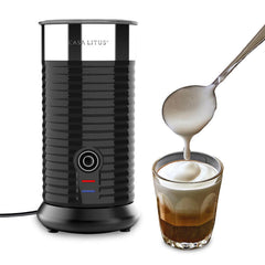 Espumador de Leche Eléctrico de Acero Inoxidable para Capuchino, Latte y más