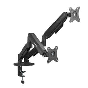 Soporte Articulado para 2 Monitores de 17 a 27 Pulgadas — contenido y accesorios