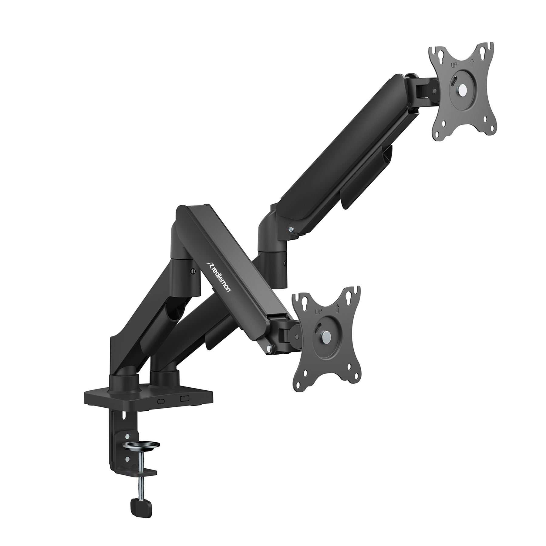 Soporte Articulado para 2 Monitores de 17 a 27 Pulgadas — contenido y accesorios