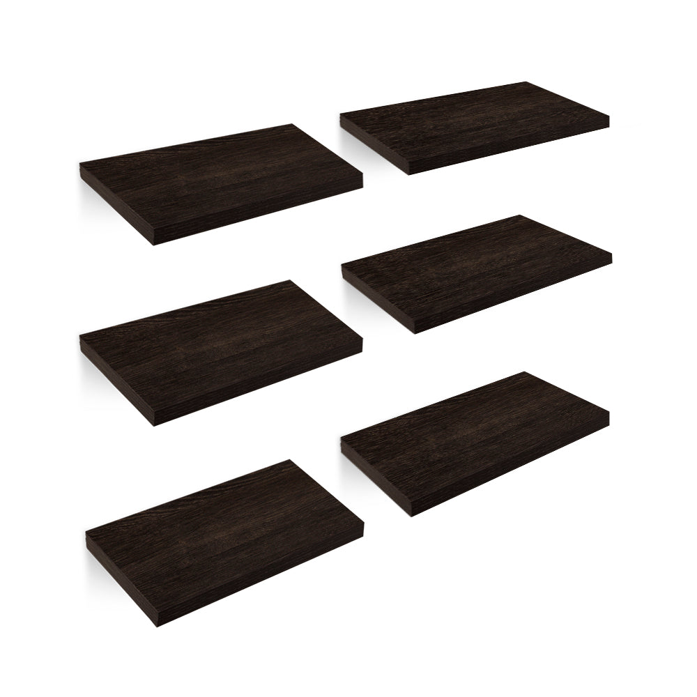 Repisas Flotantes de Madera 6 Piezas de 30x15 cm Redlemon Technology México