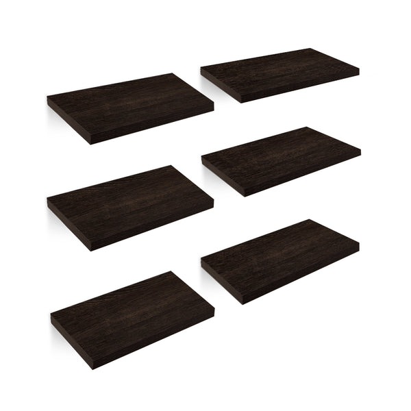 Repisas Flotantes de Madera 6 Piezas de 30x15 cm Redlemon Technology México