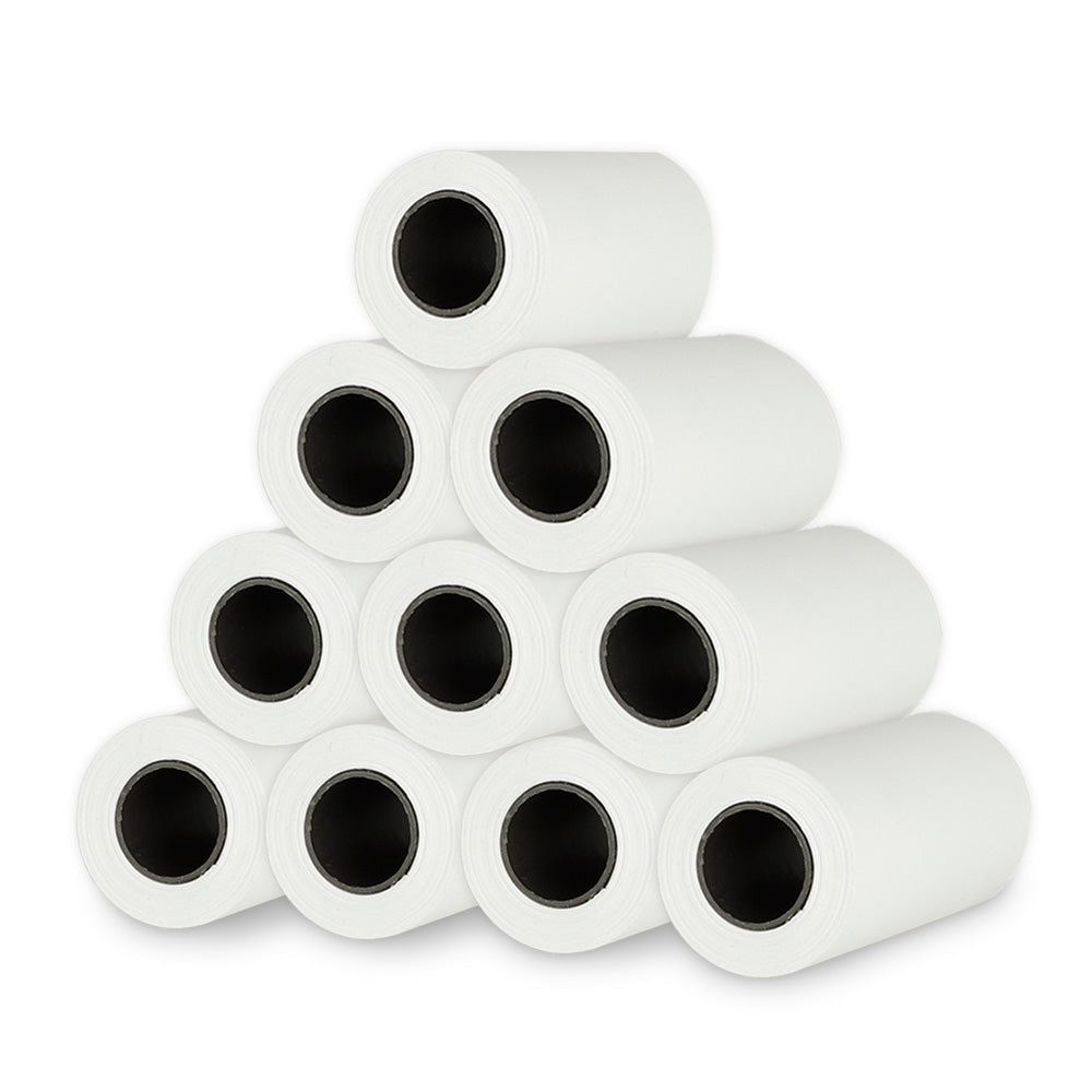 10 Rollos de Papel Térmico para Cámara Digital Shimy SKU 84132 (57mm)