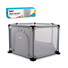 Corral Portátil para Bebé de 139 x 120 cm con Bolsa Shimy