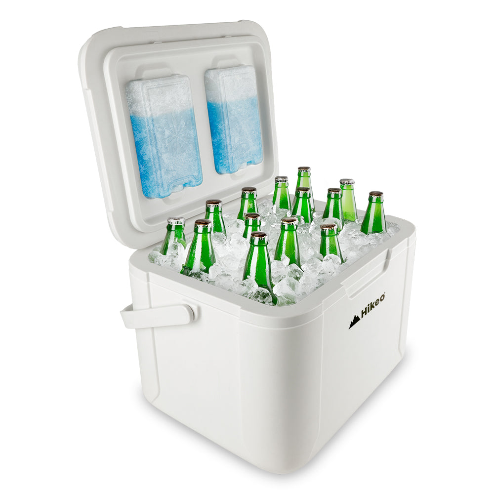 Hielera Rígida de 18 L para 28 Latas con Bloques Fríos HIKEO — producto en contexto