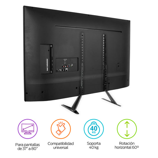 Soporte Universal Patas para TV Pantalla de 23" a 75" Pulgadas