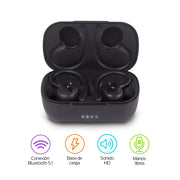 Audífonos Inalámbricos Air-Sport 2 Bluetooth 5.1 Contra Agua IPX4 Redlemon Technology México