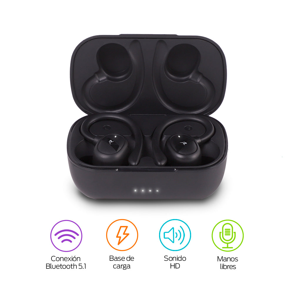 Audífonos Inalámbricos Air-Sport 2 Bluetooth 5.1 Contra Agua IPX4 Redlemon Technology México