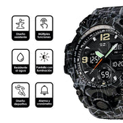 Reloj Digital y Analógico Deportivo Contra Agua 1155b Redlemon Technology México